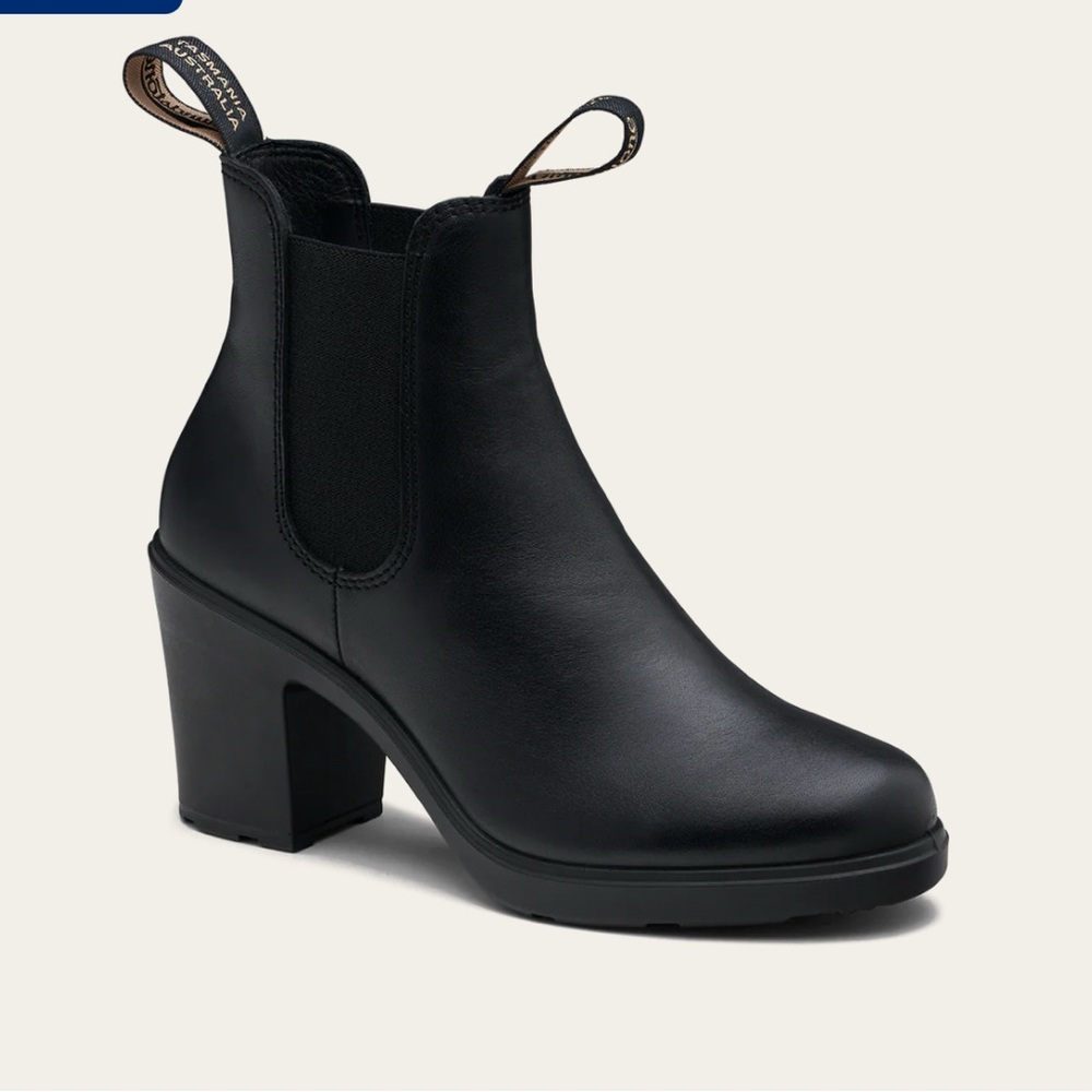 Blundstone Black Heeled Boots